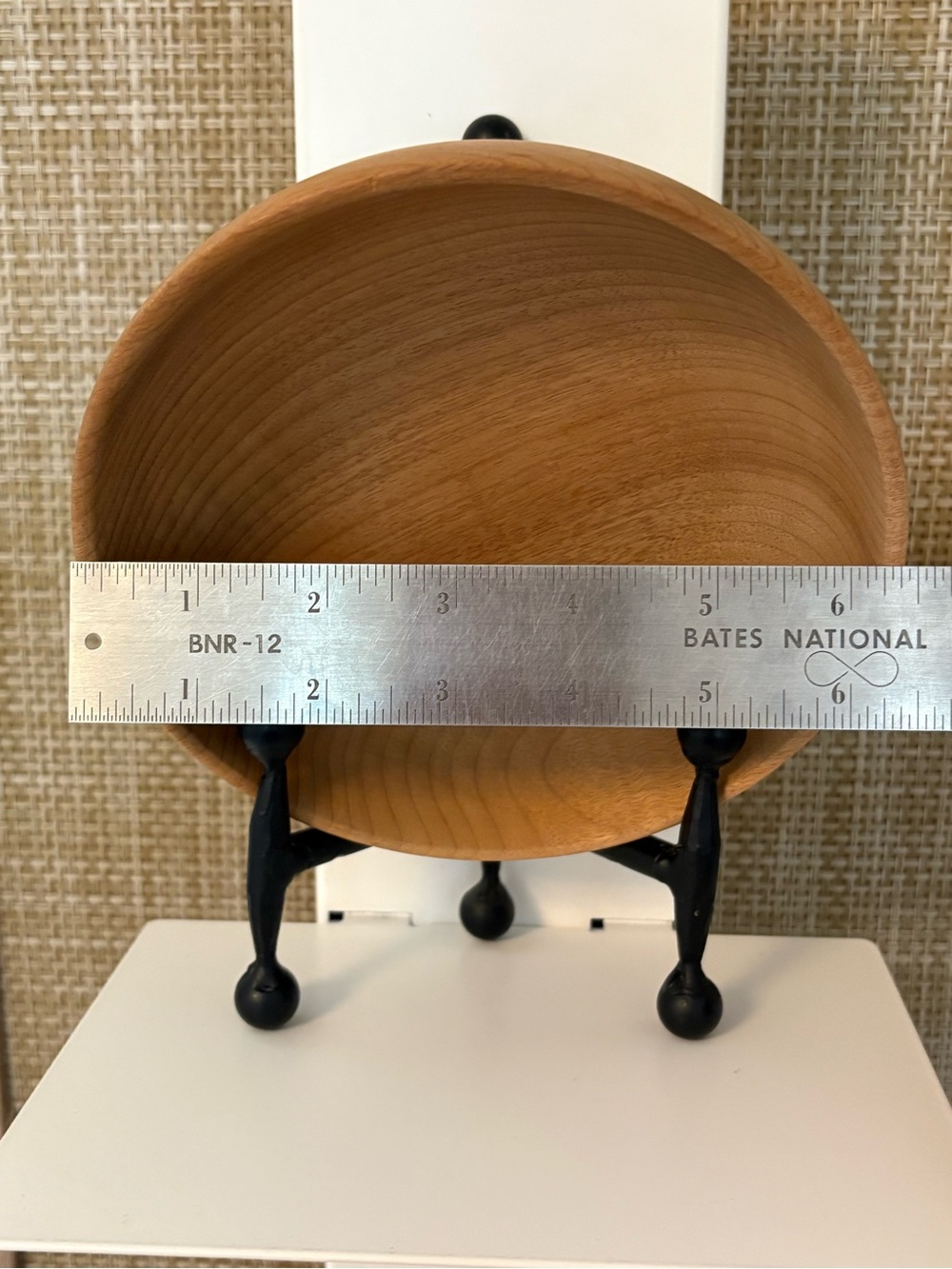 Vintage Kenneth E Molitor Oregon Myrtlewood Bowl 6.25” MCM w/ Original Labels